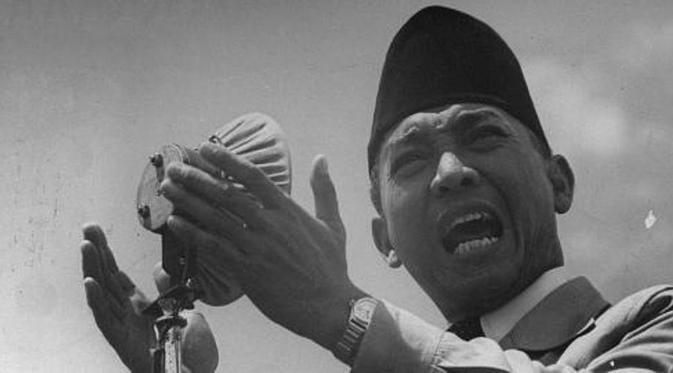 Presiden pertama Indonesia Ir. Soekarno.