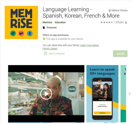 Memrise Aplikasi Android Terbaik untuk Belajar Bahasa Inggris dengan Cepat